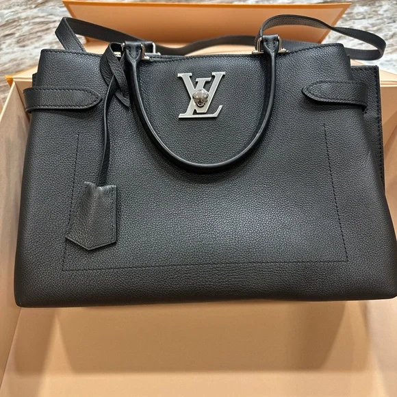 Louis Vuitton Black Tote with Silver Accents - Picture 1 of 15